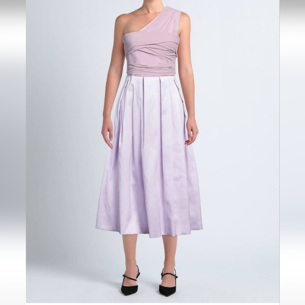 Max Mara Silk Dress New. Lilac